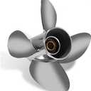 YOUNG PROPS 13 x 17 Stainless Steel Outboard Boat Propeller for Yamaha Engines 50 70 75 80 90 100 115 125 130HP 13 x17 Prop Hub Kits Included 15 Tooth RH