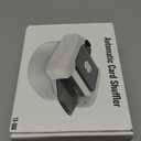 Automatic Card Shuffler 2 Deck, Rechargeable Playing Cards Shuffling Machine with One-Press AUTO&Manual Mode, Electric Poker Shufflers for UNO, Skip-Bo, Phase 10, Home Party Card Games (White)