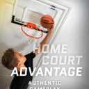 SKLZ Pro Mini Indoor Basketball Hoop with Ball, Over the Door, Shatter-Proof Backboard, Spring-Action Break-Away Steel Rim, Great for Home, Dorm Room, and Office