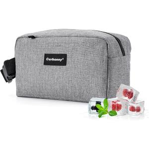 Cerbonny Small Cooler Bag Freezable Lunch Bag for Work School Travel, Leak-proof, Insulated, PVC Free, BPA Free, Waterproof, Easy to Clean