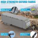 RV Cover 16-18ft: 7 Layers Travel Trailer Cover, Waterproof Camper Cover, Toy Hauler Cover with Tongue Jack Cover, Tear Resistant Waterproof Outdoor RV Protection