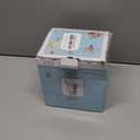 AWHOME Tea Cup and Lid and Spoon Set Royal Fine Bone China Coffee Mug 330ml Light Blue TeaCups