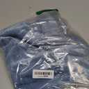 decorUhome Chenille Soft Cozy Throw Pillow Covers 12x20 Set of 2, Modern Farmhouse Boho Velvet Decorative Pillow Cases with Stitched Edge for Couch Sofa Bed Home Decor, Blue