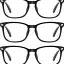 CCVOO Reading Glasses for Women/Men, Eyeglasses, Blue Light Readers for Women/Men, Computer Eye Glasses, Cheaters, +3.0