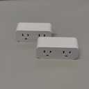 QIACHIP 16A WiFi Dual Smart Socket Outlet Plug 2 pack,Ewelink APP Control Remote Switch with Timer,2-in-1 Compact Design,Compatible with Alexa,Google Home, SmartThings