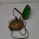 NISSAFORS Bankers Lamp, Green Desk Lamp with Pull Switch, Vintage Table Lamps for Home Office, Library, Piano (Green)