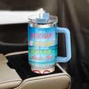 Coffee Yellow Blue Women Tumblers Quartz Light Simple Steel Hot Navy Myrtle Royal, Beach Gifts, Tumbler 40 Oz With Handle Lid And Straw, Kinda Girl Beach Sunshine