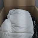 Cozynight Down Alternative Comforter-All Season Queen Comforters Duvet Insert with Corner Tabs-Lightweight Breathable Reversible White Comforter 90x90 inches