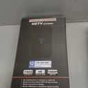 2026 Upgraded TV Antenna Indoor, 3600+ Miles Range Digital Antenna for Smart TV Indoor, HDTV Antenna for Local Channels with Amplifier, Outdoor Antenna Support 8K 4K 1080p All TVs -38FT Coax Cable (black)