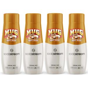 SodaStream Mug Root Beer Drink Mix (440ml, Pack of 4) (EXP 09/19/26)