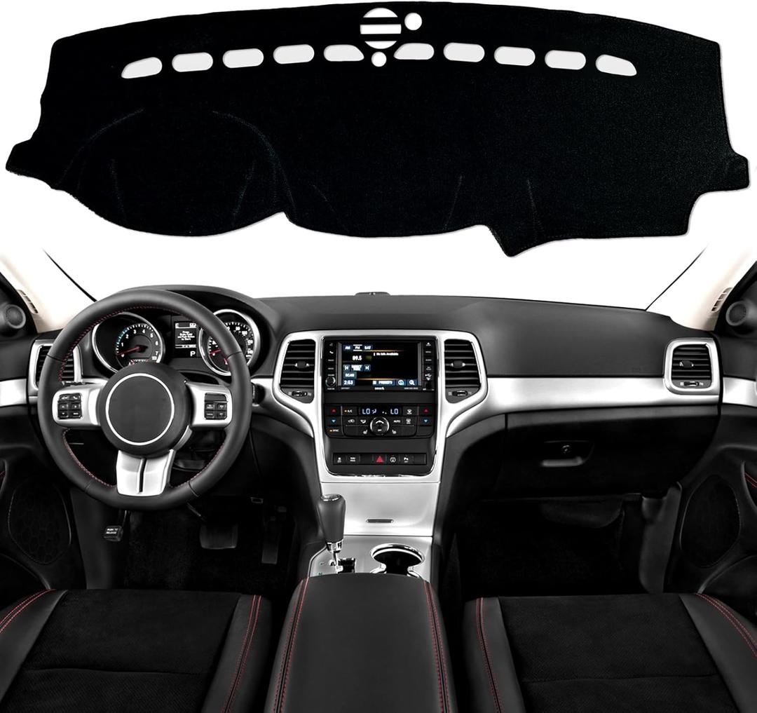 Dash Cover Custom Fit for Jeep Grand Cherokee 2011-2021 Dashboard Cover Dashcover Dash Mat Protector Carpet Pad Accessories