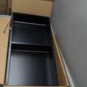 WICHEMI Stainless Steel Shower Niche 12" X 24", No Tile Needed Wall Niche with RGB Light, Recessed Shower Shelf for Bathroom Storage Over Mount Installation, Matte Black