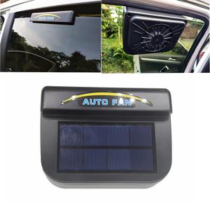 Solar Power Car Auto Air Vent Cool Fan Cooler Ventilation System Radiator Fans Exhaust Heat-Fan Automobile-Fans with Rubber (Style-C)