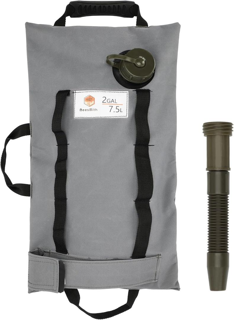 2 Gallon Armadillo Bag, Double Wear Resistant Collapsible Utility Bladder for Safe Transportation and Storage of Automotive Fluids, for Motorcycles, ATVs, UTVs