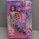 Barbie Skipper Babysitters, Inc. Playset with Skipper Babysitter Doll (Brunette), Stroller, Baby Doll & 5 Accessories, Toy for 3 Year Olds & Up
