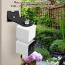 2Pack Corner Wall Mount Bracket for Wyze Cam Pan V3/V2, Cam V4/V3/V2, Max Cover Both Sides of The House 300 Degrees Reduce Blind Spots, Indoor Outdoor Mount for Wyze Cam