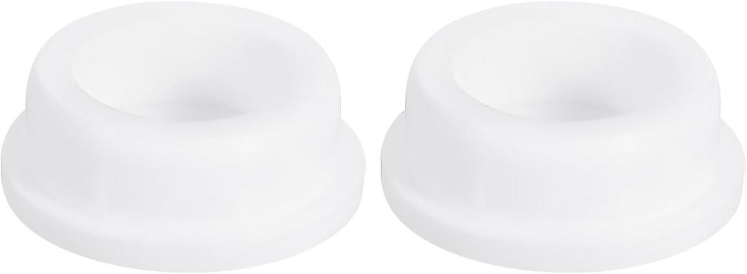 Uxcell 2Pcs White Plug Holes, Waterproof Rubber Button Plug for 38mm / 1.5" Hole