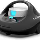 (2025 Upgraded) TALOSBO Pleco Se Cordless Pool Vacuum Cleaner Up to 130 Mins Runtime, Robotic Pool Cleaner with 2.5H Fast Charge, Ideal for Flat Above Ground Pools up to 861 Sq.Ft (Black White)