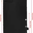 Extended Insulated Outdoor Faucet Cover for Winter Freeze Protection - 30H x 13.5W for RV Park Hydrants, Yard Hydrants, Garden Hose Bibbs, Sprinkler Systems (Black)