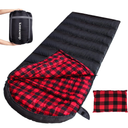 0 Degree Sleeping Bag Cotton Flannel Winter Cold Weather for Adults XXL Sleeping Bag 4 Season Big and Tall with Pillow Compression Sack
