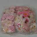 210 Pcs Mini Silk Flower Heads Small Pink Fake Rose Daisy Faux Flowers Bulk for Crafts Artificial Loose Fabric Flowers Heads Sunflower Bulk for Wedding Hair Cap Dresses Decorations (Light Pink Mixed)