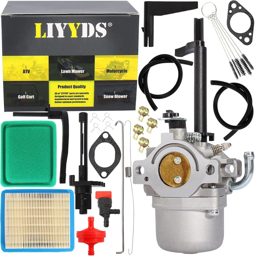 Carburetor Compatible with Storm Responder 5500 8250 Generator 030424 030430 Nikki 695114 695115 Troy-Bilt 5550w 10hp OHV 01919 204412-0147-E1 Porter Cable 5250 Watt BSI525-W