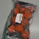 Small Tennis Balls for Dogs (1.9") - 12 Orange Durable and Easy to Find Mini Tennis Balls for Small Dogs and Puppies. Includes Carrying Bag.