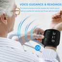 Wrist Blood Pressure Monitor, Rechargeable Monitors for Home Use with Digital Large Display, Voice Broadcast, Blood Pressure Machine, Carrying Case