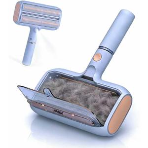 Pet Hair Removal Tool with Water Spray & Large Fur Bin, Dual Roller Reusable Lint Remover for Couch, Carpet, Clothes and Car Seats