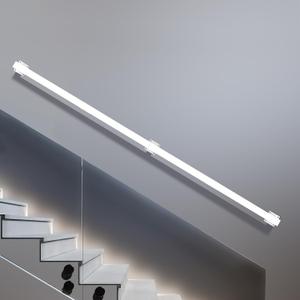 Handrails for Stairs Indoor, 5ft Stair Railing White Metal Staircase Hand Rails/Modern Wrought Iron Handrail, Industrial Wall Mounted Handrails Outdoor for Loft Porch Deck