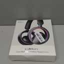 LOBKIN Open Ear Headphones, Bluetooth 6.0 Wireless Headset with Mic Detachable, Adjustable RGB Lights, Voice Assistant Comfortable Breathable Safe Lightweight Over Ear Headphones for Working Gaming