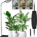 Grow Lights for Indoor Plants - Full Spectrum LED Plant Growing Light with 3H/9H/12H Auto Timer, Height Adjustable (16-67"), 3 Color Modes, 10 Dimming - Sun Lamp for Large Tall Small Plant- Black
