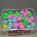 VISCOO 120 Pack Stress Balls, Slow Rising Stress Balls for Kids Adults, Stretchy Fidget Ball for Stress Relief, Hand Therapy Sensory Squishy Ball, Classroom Prize Box Party Favors