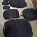 ROUGH COUNTRY Waterproof Seat Covers, Universal Fit Black Full Sets, Protective Interior Covers for Auto SUV, Vans, Sedans, Trucks