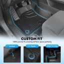 Floor mats Compatible with 2019-2024 Armada/Infiniti QX80 (7 Seats) : Custom Fit All Weather TPE Heavy Duty Car Floor Liners 2019 2020 2021 2022 2023 2024 Armada Accessories