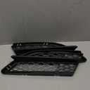 Matte Black Front Lower Bumper Grille Inserts Comaptible For 2009-2011 BMW E90 E91 325i 328i 335i 4DR LCI 51117198901 51117198902