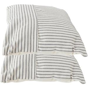 Unomor 2pcs Square Cushion Covers Cotton Linen Decorative Pillowcases for Sofa and Bedroom Stylish Home Decor for Chair and Living Room
