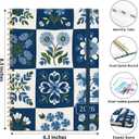 2 x 2026 Planner, Weekly and Monthly Planner for Women, January 2026 - December 2026, Hardcover 2026 Calendar Planner Book with Tabs, Inner Pocket, Spiral Bound, Perfect for Office Home School Supplies - A5 (6.3" x 8.5"), Petal Array