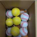 30 Pcs Valentine's Day Gift Mini Sport Stress Balls Bulk with Cards for Kids Bouncy Ball Fidget Squeeze Toys Party Favors Goodie Bag Stuffers School Gifts Exchange Classroom Prizes for Boys and Girls