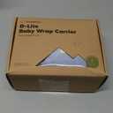 KeaBabies Baby Wrap Carrier Ring Sling - Easy to Wear, Adjustable D-Lite Baby Carrier Newborn to Toddler, Infant Carrying Shirt, Hands Free Bonding, Breathable Fabric Wearing Wrap (Powder Blue)