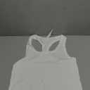 MathCat Workout Tank Tops for Women Sleeveless Gym Tops Seamless Racerback Athletic Yoga Shirts White, L