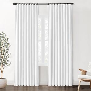 White Curtains 2Pcs 88x50Inc