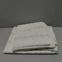 Neutral Farmhouse Curtains for Living Room 84 Inches Long,Taupe Cream Boho Light Filtering Sheer Patterned Modern Beautiful Linen Curtains with Floral Pattern Design Dining Room 84 Length 2 Panels Set