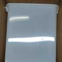 IRIS USA Airtight Dog Food Storage Container, Up to 30 lbs, Attachable Wheels, for Dog Cat Bird and other Pet Food Storage Bin, Keep Fresh, Easy Mobility, BPA Free, Navy/Pearl