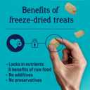 Stewart Freeze Dried Dog Food Topper, PuffTops, Bacon & Cheese, 3.5 Ounce Resealable Pouch, Flavor Enhancing Meal Topper or Dog Treat, Made in USA (EXP 04/04/26)