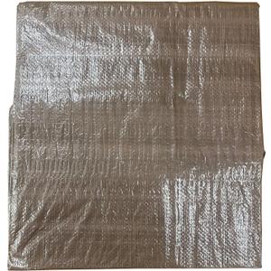 Buffalo Brown Poly Tarp, 6-Feet by 8-Feet