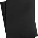 100 Pcs Corrugated Cardboard Colored Sheets, Made In USA Flat Cardboard Sheet For Inserts, Black 3 mm Thick Sheet For Craft, DIY, Shipping, 24x12" Dividers & Mailing (B Flute)