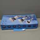 Electric Spin Scrubber Upgraded Battery with Extra-Long Runtime, IPX7 Waterproof Power Cleaner with 7 Brush Heads, 2 Speeds Adjustable Long Handle for Bathroom, Floor, Shower, Tile & Kitchen Cleaning (White)