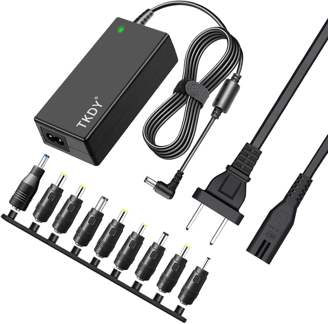 TKDY 19V 3.42A Power Supply Laptop Charger, DC 19V Power Adapter Compatible with 19 Volts Asus Gateway Toshiba HP Laptop Computer Accessories LG Samsung Monitor JBL Speaker.