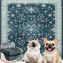 PUPIBOO Washable Pee Pads for Cats & Dogs - Super Absorbent Reusable Cat Litter Mat & Puppy Training Pad - 100% Waterproof, Leak-Proof & Non-Slip Whelping Pads for Pet Housebreaking